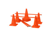 LOT DE 5 MINI-HAIES CONES A TROUS 40 CM