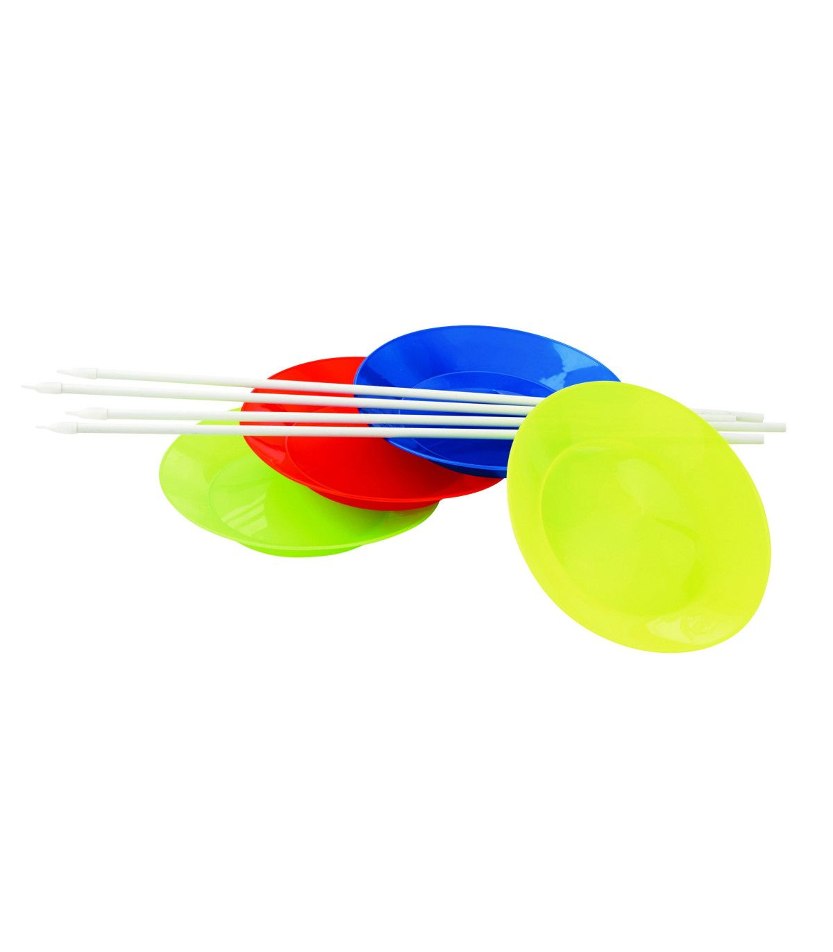 LOT DE 4 ASSIETTES JONGLERIE SOUPLES