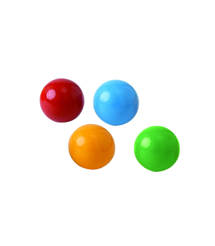 LOT DE 3 BALLES DE SCENE PVC 70 MM