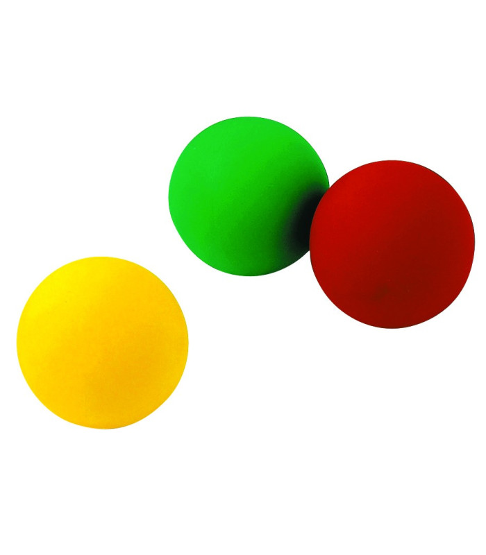 LOT DE 3 BALLES A JONGLER PVC