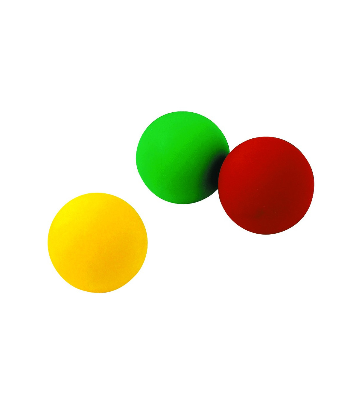 LOT DE 3 BALLES A JONGLER PVC
