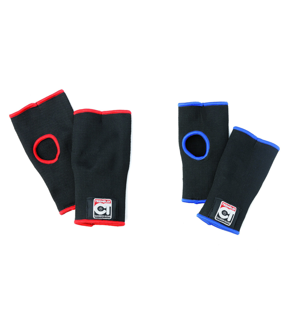 MITAINES DE BOXE ROUGES ET BLEUS