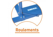 ROULEMENTS BARRES ASYMETRIQUES AVEC MATELAS INTÉGRÉ