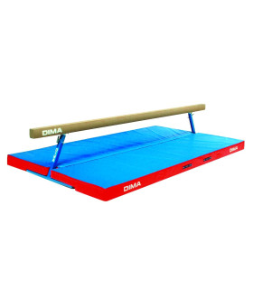 POUTRE DE GYMNASTIQUE EPS AVEC MATELAS INTÉGRÉ
