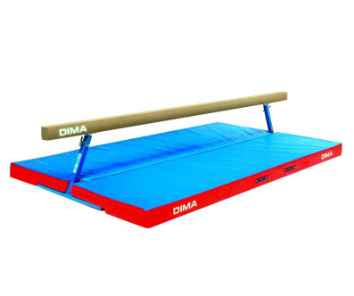  POUTRE DE GYMNASTIQUE EPS AVEC MATELAS INTÉGRÉ DIMASPORT