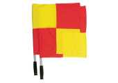 PAIRE DE DRAPEAUX DE TOUCHE A DAMIERS