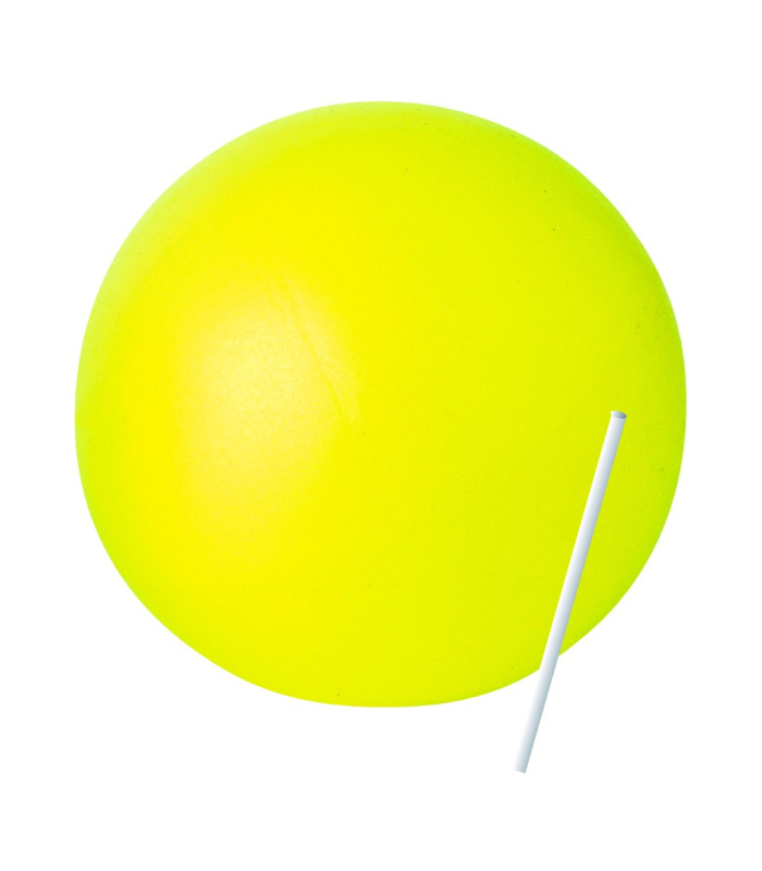 BALLON PAILLE 21 CM JAUNE