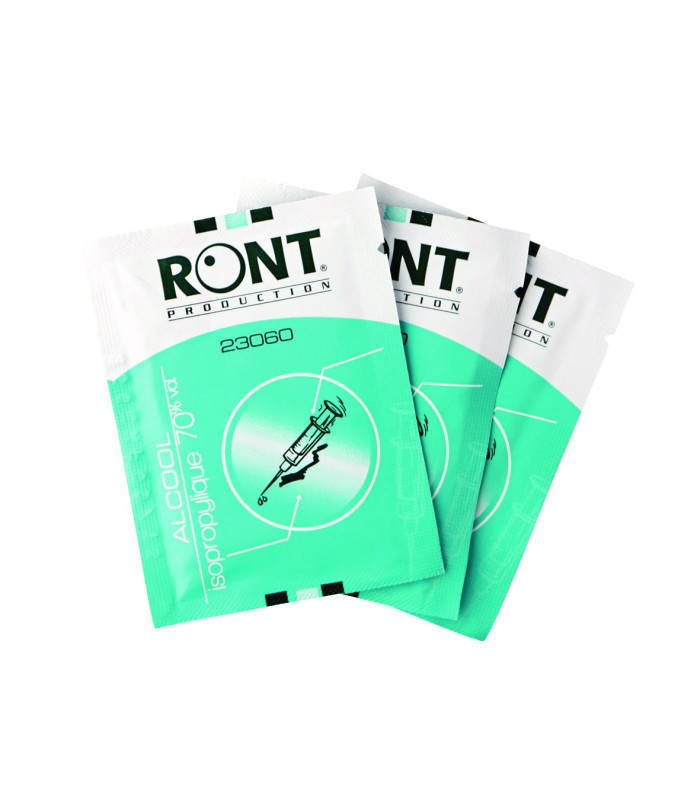 LOT DE 10 LINGETTES DESINFECTANTES AVEC ALCOOL