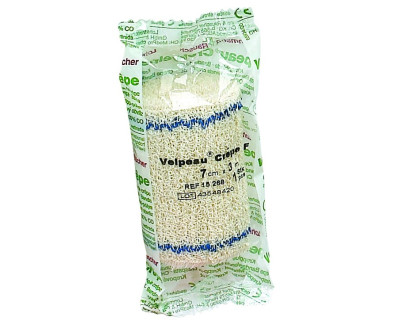 LOT DE 5 BANDES VELPEAU CRÊPE