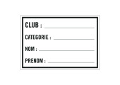 LOT DE 50 ETIQUETTES GOURDE SPORT