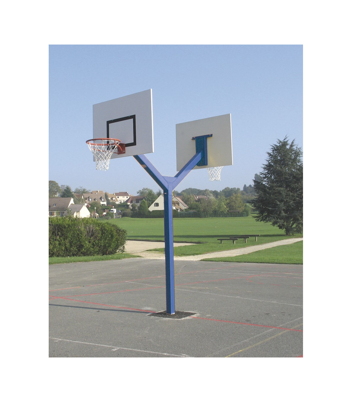 BUT DE BASKET EXTÉRIEUR DOUBLE TÊTE
