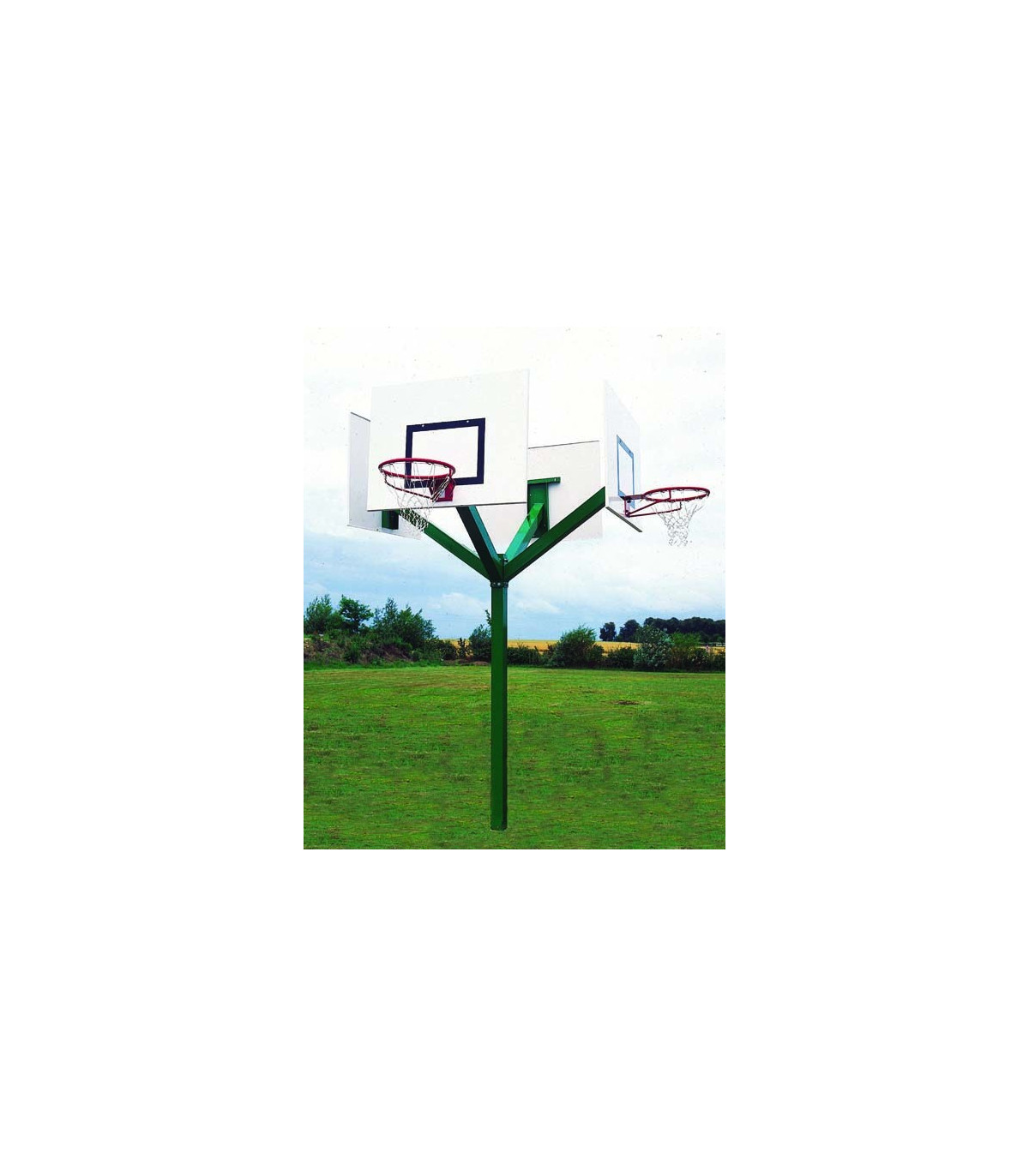 BUT DE BASKET EXTÉRIEUR 4 TÊTES