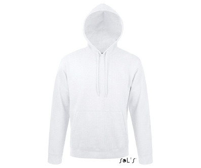 SWEAT-SHIRT CAPUCHE MIXTE MOLLETON 320 BLANC