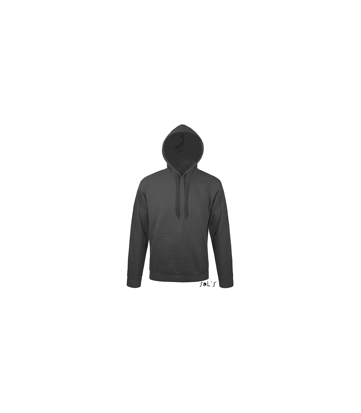 SWEAT-SHIRT CAPUCHE MIXTE MOLLETON 320 GRIS 