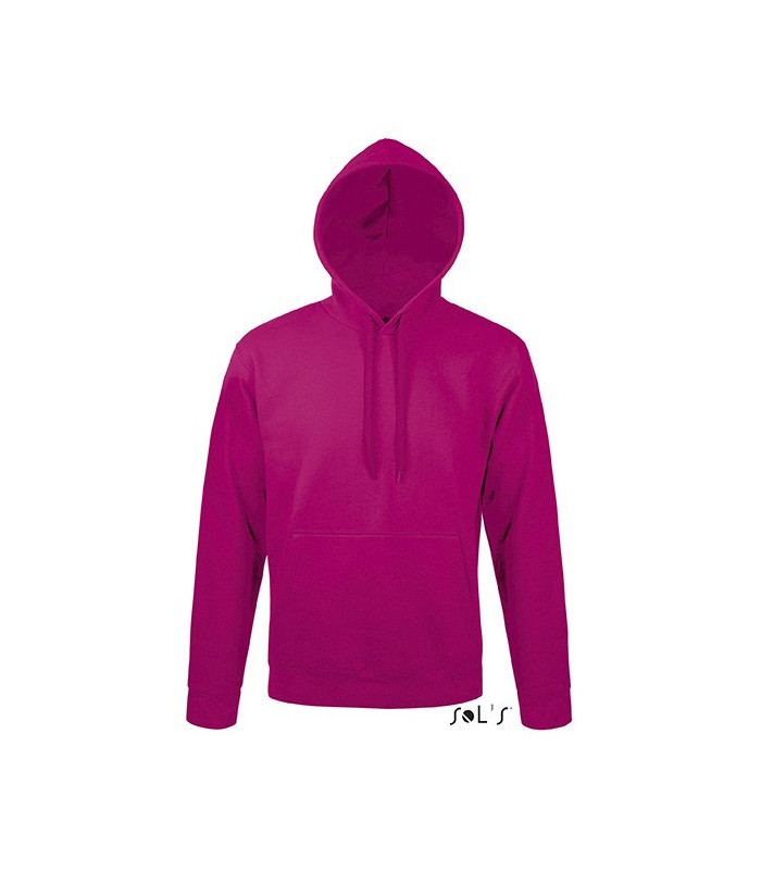 SWEAT-SHIRT CAPUCHE MIXTE MOLLETON 320 FUSCHIA