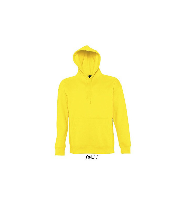 SWEAT-SHIRT CAPUCHE MIXTE MOLLETON 320 JAUNE