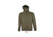 SWEAT-SHIRT CAPUCHE MIXTE MOLLETON 320 KAKI