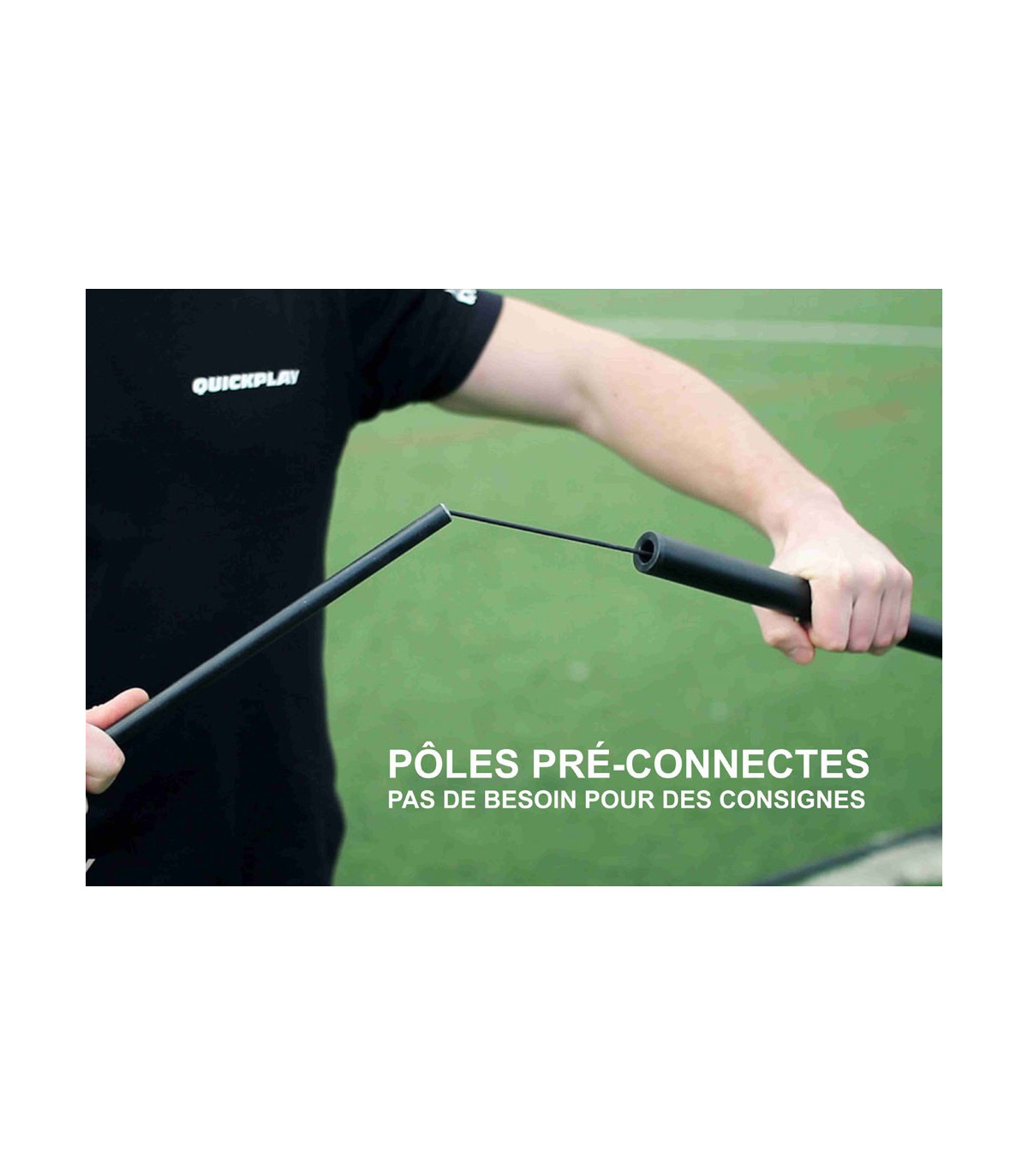 ZOOM ASSEMBLAGE BUT DE HANDBALL JUNIOR PORTABLE QUICKPLAY
