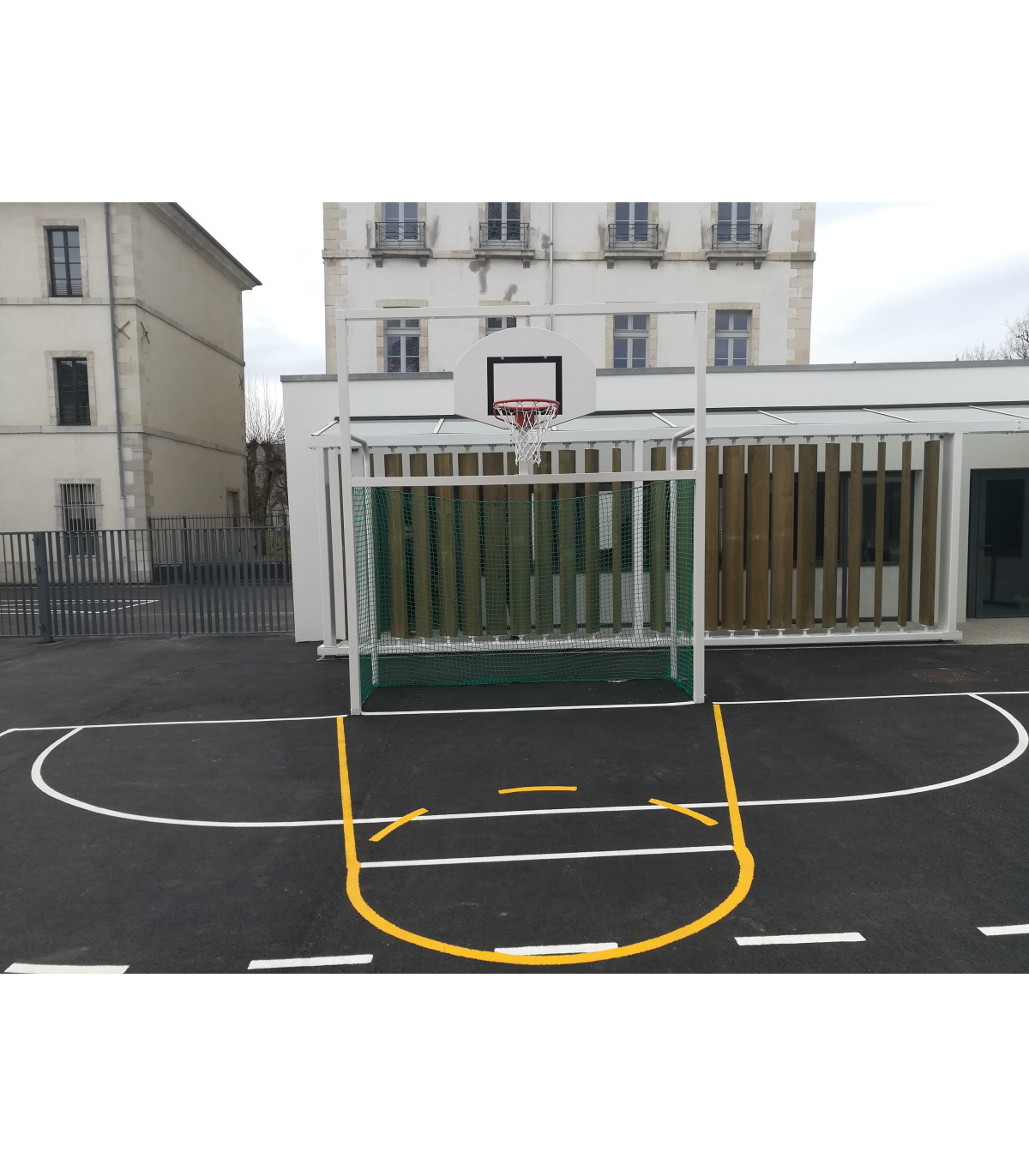 BUT MULTISPORT FOOT HANDBALL BASKET DE FACE