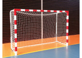 PAIRE DE BUTS HANDBALL COMPETITION ACIER AVEC BARRE STABILISATION