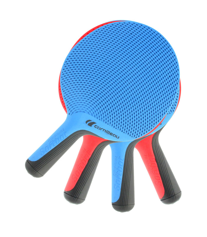 LOT DE 4 RAQUETTES PING PONG SOFBAT