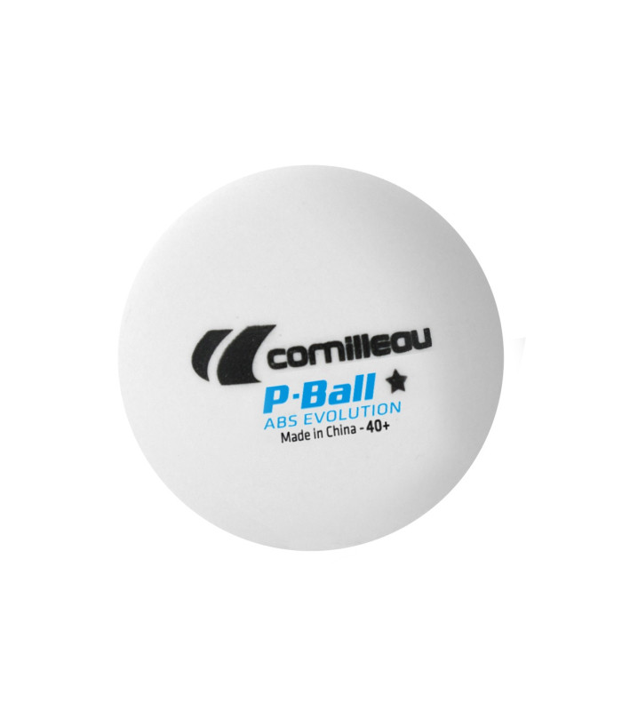 BALLE PING PONG P-BALL* EVO ITTF CORNILLEAU BLANCHE
