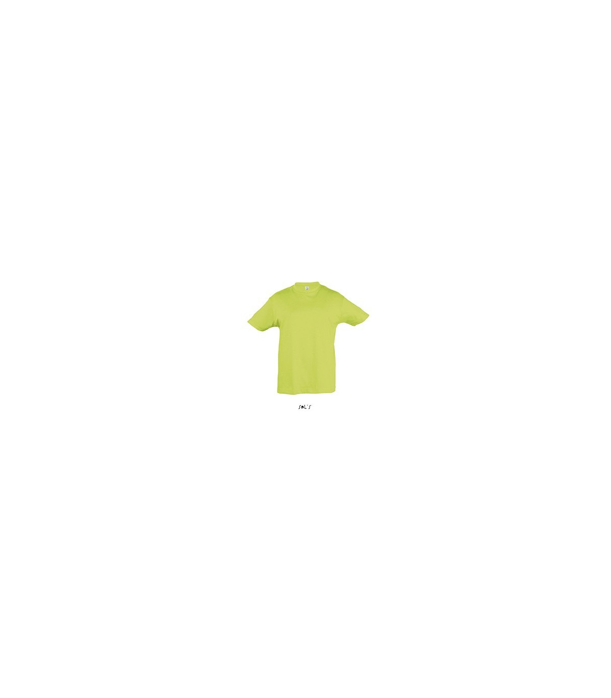 TEE-SHIRT COULEUR 150 G ENFANT VERT POMME