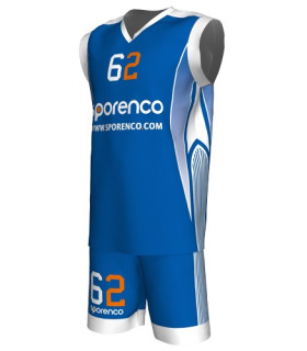 MAILLOT BASKET CLUB SUBLIMÉ HOMME DESIGN 1 FACE