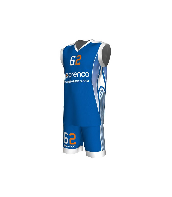 MAILLOT BASKET CLUB SUBLIMÉ HOMME DESIGN 1 FACE