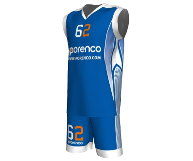 MAILLOT BASKET CLUB SUBLIMÉ HOMME DESIGN 1 FACE
