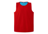 CHASUBLE RUGBY REVERSIBLE ROUGE ET BLEUE