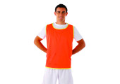 CHASUBLE RUGBY REVERSIBLE ORANGE ET JAUNE