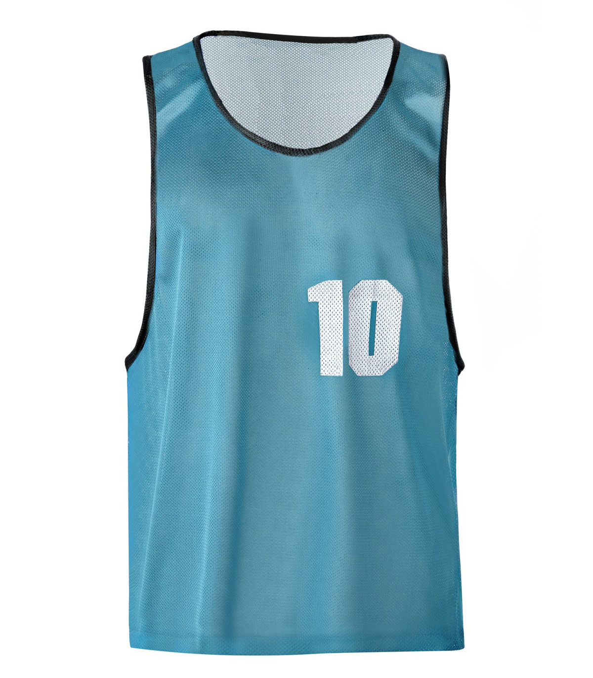 CHASUBLE DE SPORT NUMEROTEE DE 1 A 10 VUE FACE