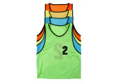 LOT DE 10 CHASUBLES DE SPORT NUMEROTEES DE 1 A 10