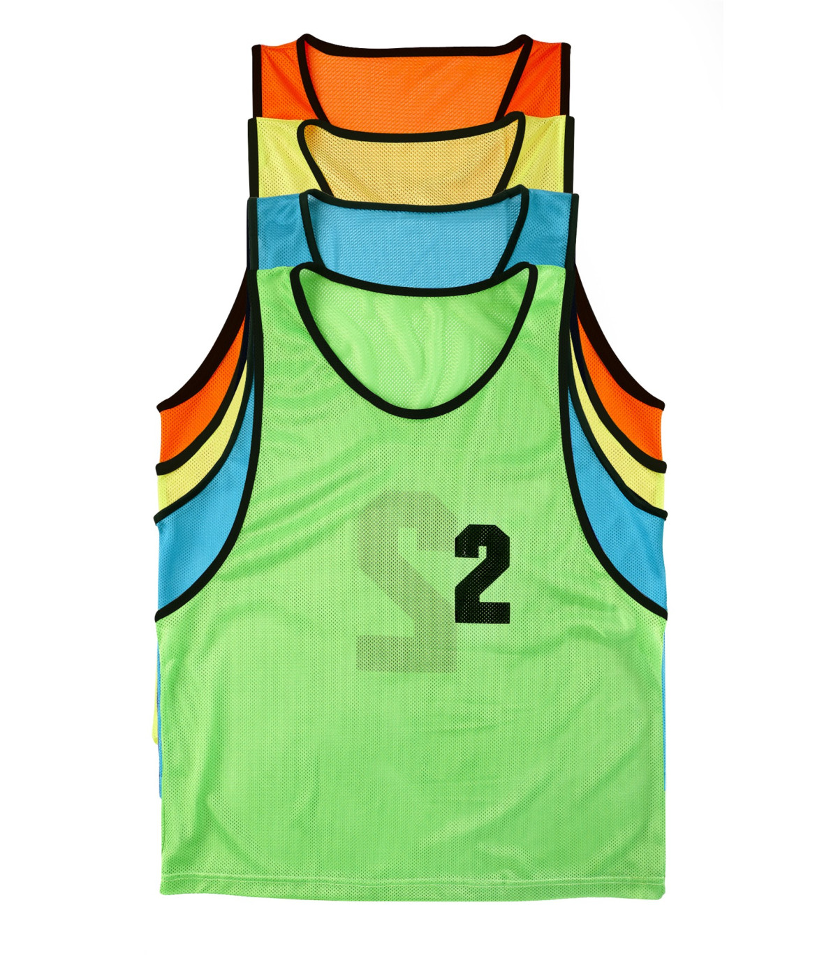LOT DE 10 CHASUBLES DE SPORT NUMEROTEES DE 1 A 10