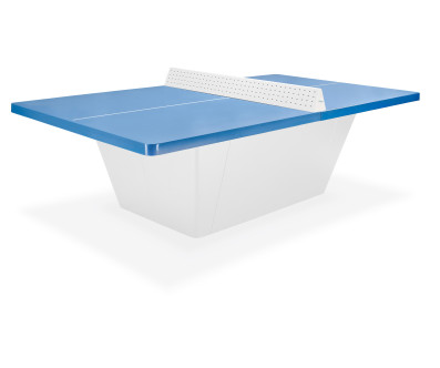 TABLE PING PONG OUTDOOR SQUARE RESITEC HD 60 BLEUE FILET SECURI