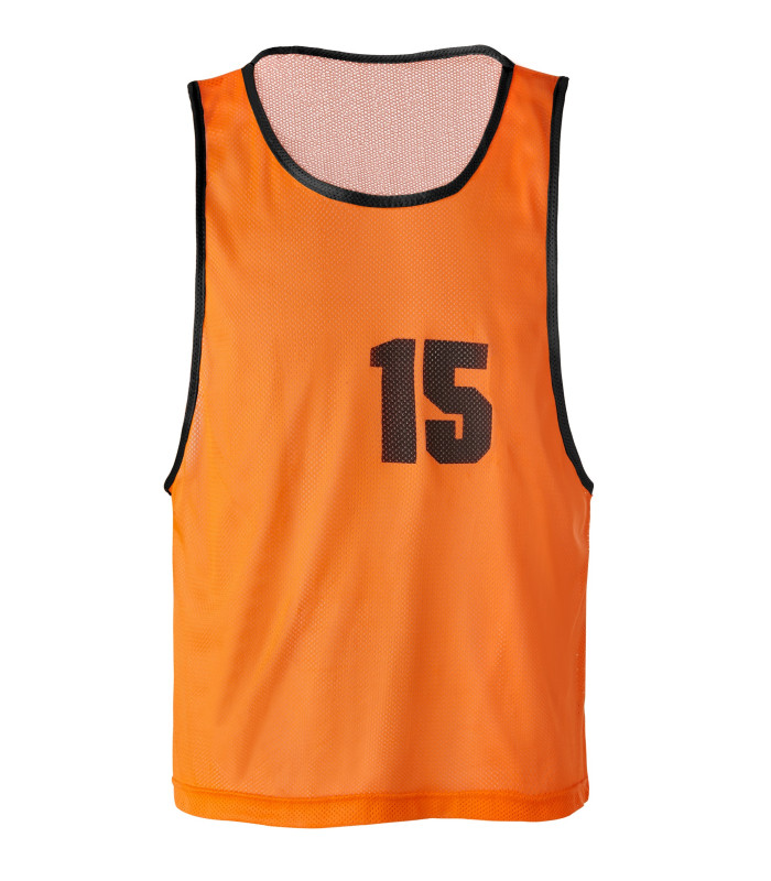 LOT DE 5 CHASUBLES DE SPORT NUMÉROTÉES DE 11 A 15