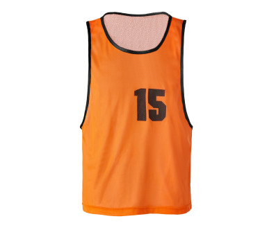 LOT DE 5 CHASUBLES DE SPORT NUMÉROTÉES DE 11 A 15