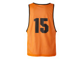 LOT DE 5 CHASUBLES DE SPORT NUMÉROTÉES DE 11 A 15