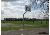 BUT DE BASKET EXTERIEUR DEPORT 1,2M PANNEAU RECTANGLE POTEAU CARRE BRUT