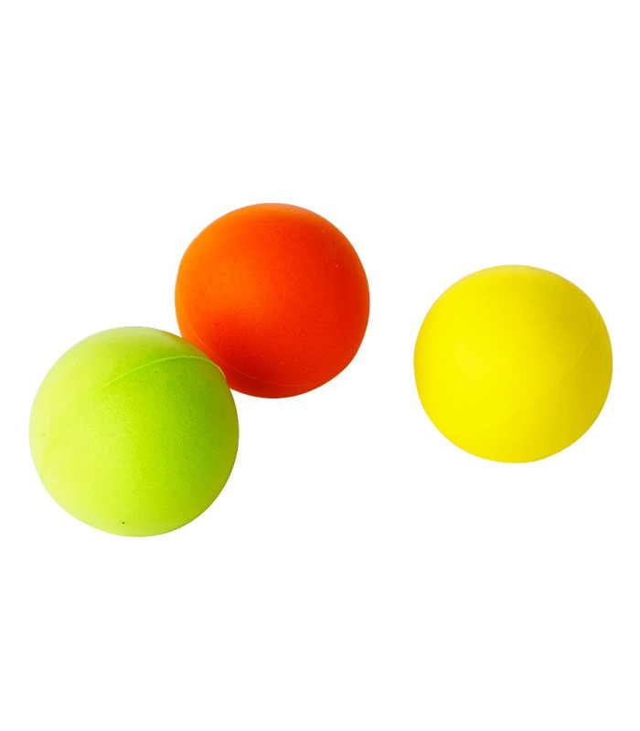 LOT DE 10 BALLES DE TENNIS DE TABLE EN MOUSSE