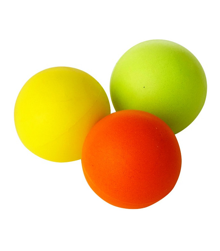 LOT DE 10 BALLES DE TENNIS DE TABLE EN MOUSSE