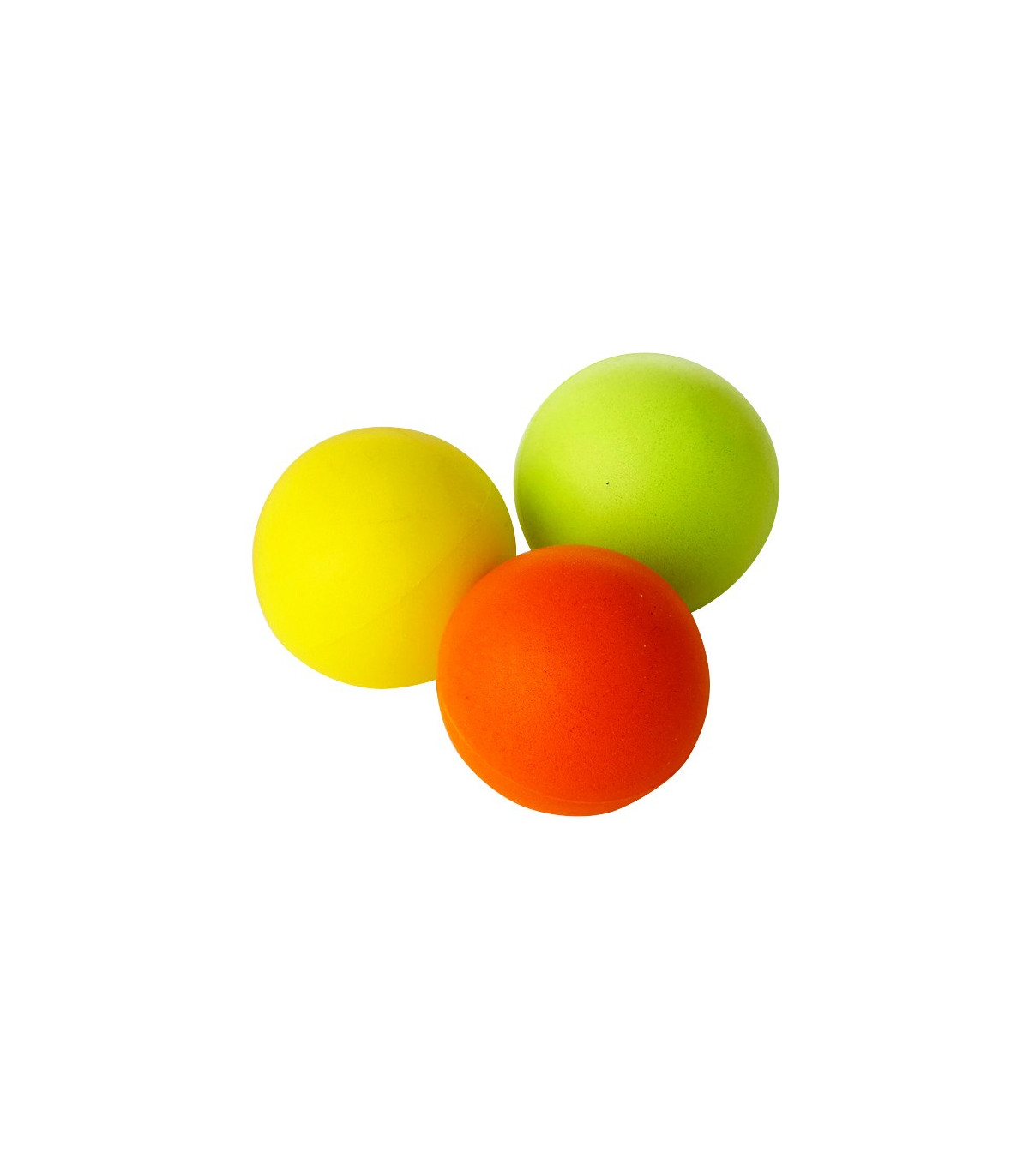 LOT DE 10 BALLES DE TENNIS DE TABLE EN MOUSSE