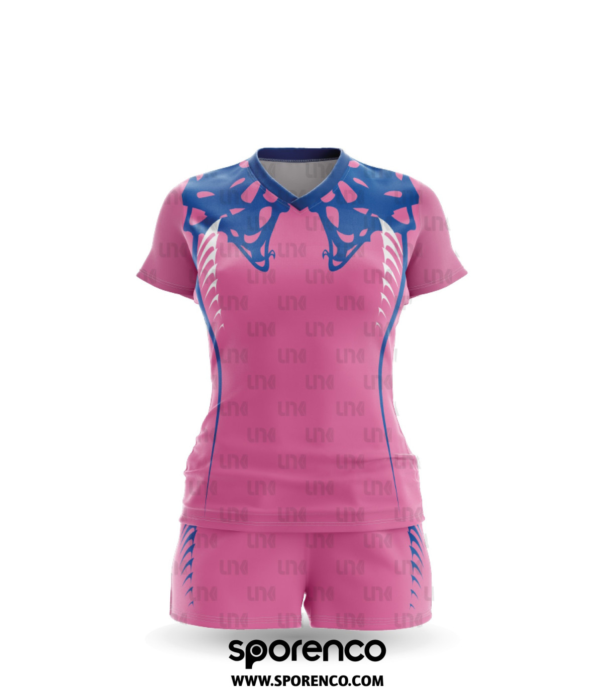 SHORT DE VOLLEY CLUB SUBLIMÉ  TENUE 17 VERSION FEMME