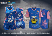 SHORT MAILLOT ET SURMAILLOT BASKET CLUB SUBLIMÉ 2