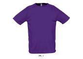 TEE SHIRT RESPIRANT SPORT HOMME VIOLET