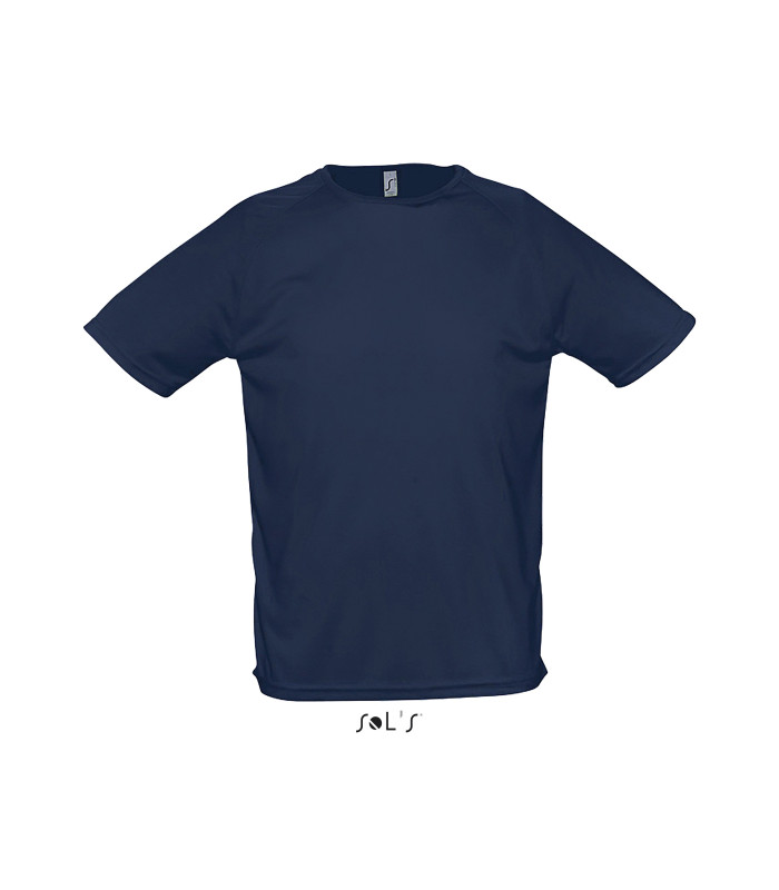 TEE SHIRT RESPIRANT SPORT HOMME BLEU MARINE
