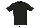 TEE SHIRT RESPIRANT SPORT HOMME NOIR