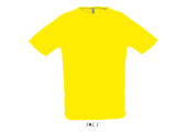 TEE SHIRT RESPIRANT SPORT HOMME JAUNE
