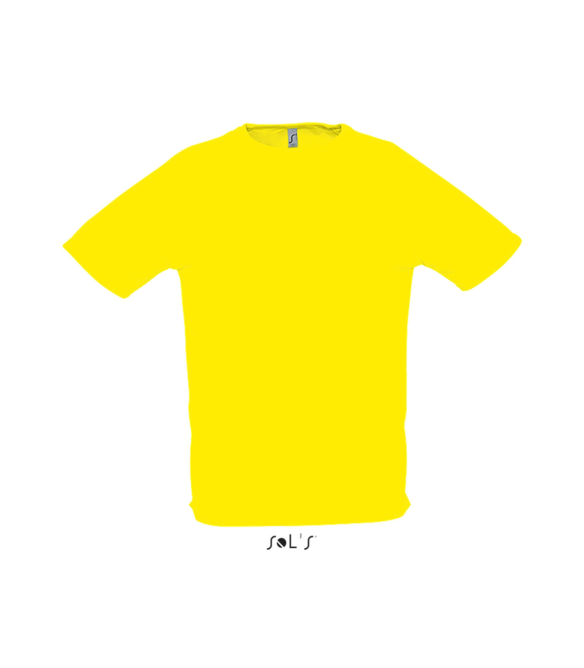 TEE SHIRT RESPIRANT SPORT HOMME JAUNE